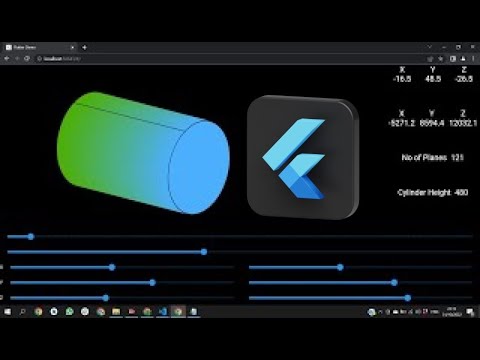 3D Cylinder in Flutter using Transform Matrix