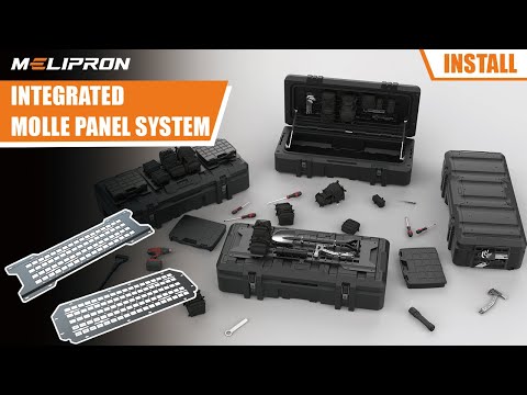 Installing MGS Integrated Molle Panel System | Melipron MGS Case