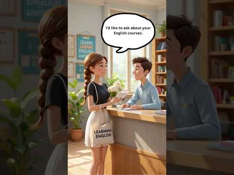 How to Register for an English Course Simple English Dialogue | Daily English Conversation #english