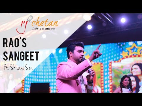 Telugu Rao Sangeet Night | RJ Chetan | Shivani Sen | Bollywood Dance Performance Interaction | Emcee