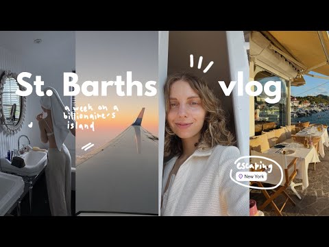 St. Barths vlog | spontaneous romantic getaway & our first time in the Caribbean | thatgirlsophy