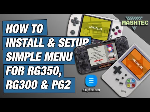 RG350 - How To install and setup SimpleMenu on your RG350, RG300 or PG2