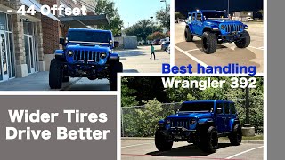 Going Wider on Rubicon 392 - Best Wheel and Tire Combo for Handling 37X13.5X20 -44 Offset
