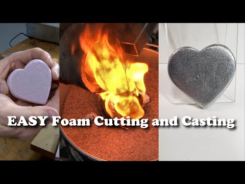 EASY Foam Pattern Cutting and Lost Foam Casting.