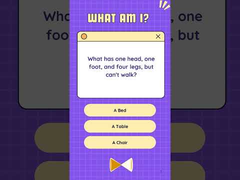 Quick Thinker Challenge: What Has One Head, One Foot, and Four Legs? | Can You Solve It #shortsviral