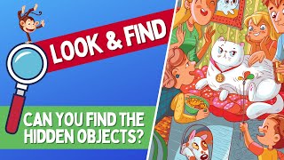 Look and Find! FIND THE HIDDEN OBJECTS -  Hidden Object Games for Kids!