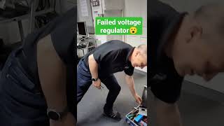 More Green X Code Droid action .. faulty voltage regulator ....