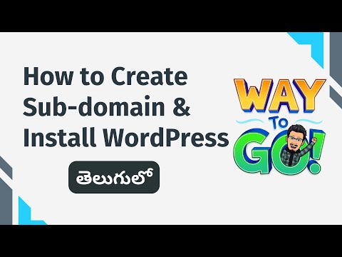 How to create subdomain and install WordPress in cPanel