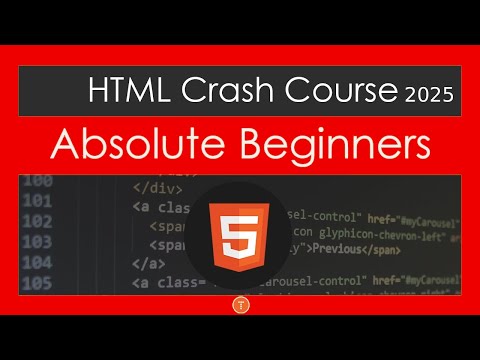Basic HTML Tutorial – HTML  Crash Course for Absolute Beginners Step by Step
