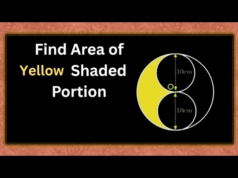 India - Math Olympiad Question | Find Area Of Shaded Portion 