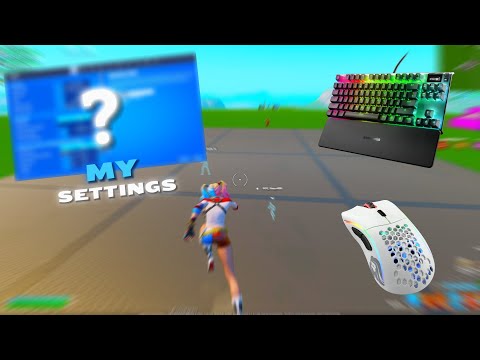 My Fortnite Settings X Steelseries Apex Pro TKL ASMR Chill🤩 Tilted Zone Wars Gameplay🏆 (K&M ASMR)🎧