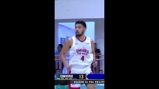 Ginebra’s RJ Abarrientos DRIVES FEARLESSLY vs. Converge | PBA Season 49 Philippine Cup