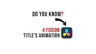 These 4 Fusion Text Animations Will Instantly Improve Your Videos | DaVinci Resolve