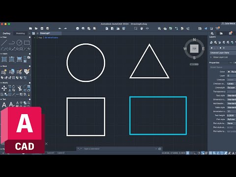 Making Shapes in AutoCAD