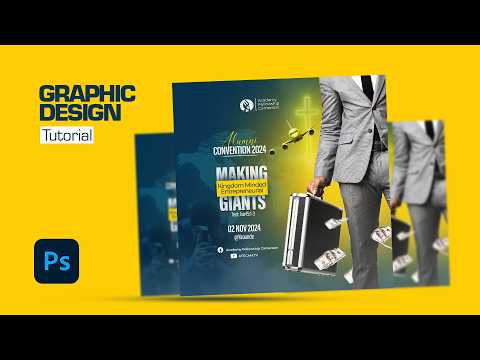 How to Design a Flyer in Photoshop |Graphic Design Full Course