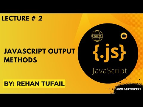How to Display Output Using Javascript | Javascript Output Methods