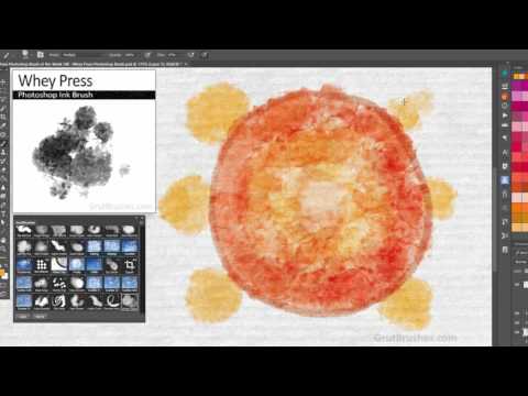 Free Photoshop Brush of the Week #108   "Whey Press"