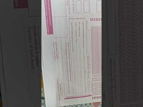 CBSE boards answer sheet overview. #shorts