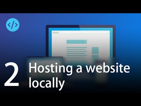 Hosting a website locally