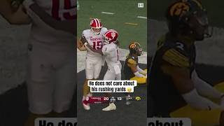 Fernando Mendoza intentional safety 🏃‍♂️