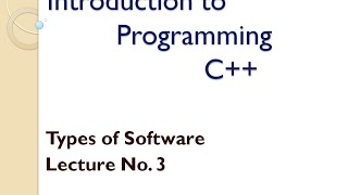 types of software