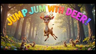 Jump with Dancing Deary | Funny  Deer Song for Kids | Forest Adventure