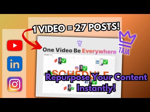 Repurpose Your Videos with Taja – Effortless Social Media Clips!