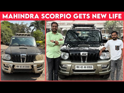 2010 Mahindra Scorpio Restoration | Scorpio Denting Painting | Scorpio modification | #scorpio 