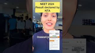 NEET 2024 Results are out 😱 NTA latest update #neet2024 #neetresultdate #ntaupdate #neetresult