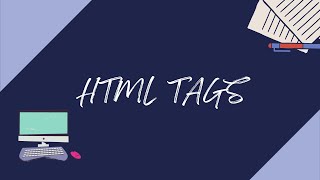 The Anatomy Of HTML Tags