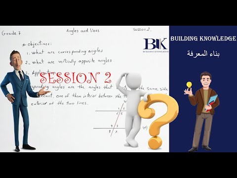 GRADE 7 ANGLES AND LINES LESSON SESSION 2