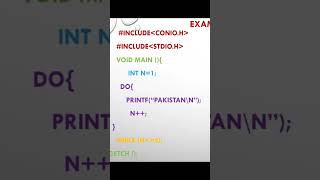do-while Loop Example- Loops#shorts #youtubeshorts #Loop#dowhileloop  #tech