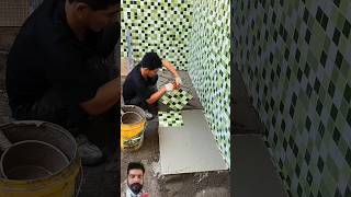 Installing beautiful Tiles on floor#required#tiles#tilefloor#howtotileafloor#shorts