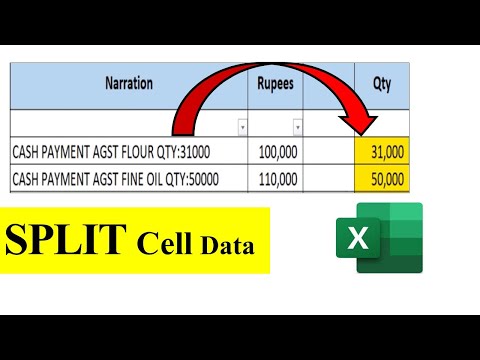 How to Split data in excel | Extract | Microsoft Excel