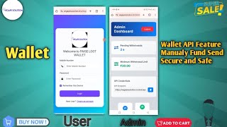 Wallet API Base | Wallet Campaign | VegaPe Solution| Php Provider| Lifafas Marketing
