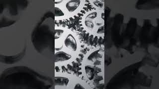 Hypnotic chrome gears. ✨ Infinite loop perfection!   #Gears #Animation #Loop #Satisfying