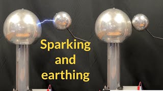 Sparking and earthing with a Van de Graaff Generator 