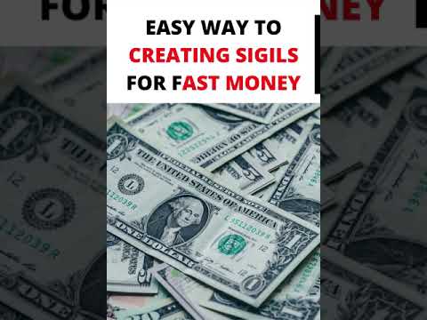 SIGILS FOR MONEY WITH LIVE ONLINE DEMO IN 2021