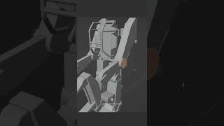 Let’s model robotic arm in Blender 3D #b3d #blender3d #3dmodelling  #3drender #stylized3d
