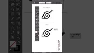 Logo Design Tricks in Illustrator – Learn Fast! #shorts #design