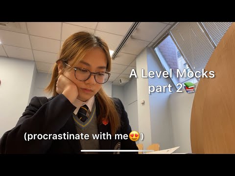 a level mocks part 2📓 | study with me for exams