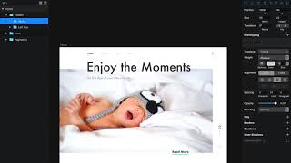 Enjoy the Moments - Web App Design