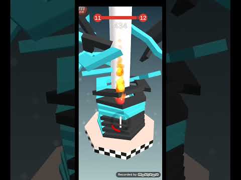 اول تجربه إلي في لعبه stack ball