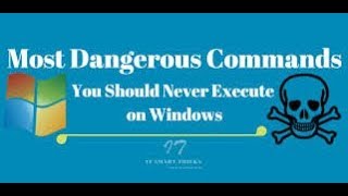 Top 10 Most Dangerous CMD Commands/Scripts for Windows(Don't Try This on Your PC)