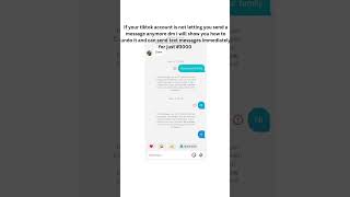 If your tiktok account is not letting you send a message anymore dm I will show you how to undo it