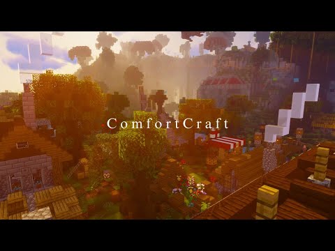 Minecraft Childhood Town Build Ambience 4 Hours w/ C418 Music