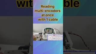 Reading multi encoders at once with 1 cable for robot applications. SensorLab