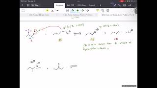 Ch2. Acid/Base equilibrium practice problems