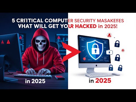5 Critical Computer Security Mistakes That Will Get You HACKED in 2025 Must Watch!