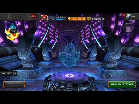 Opening 1 month worth of Premium crystals x124 Marvel Contest of Champions